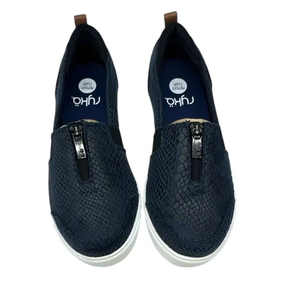 Ryka Vivvi Slip On Sneaker Womens Size 7.5 Wide Fresh Navy